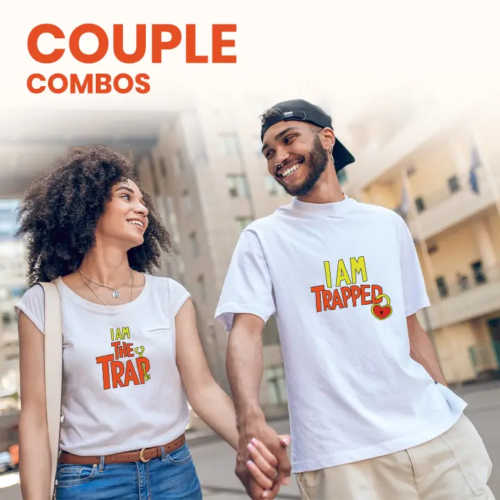 Couple's T-shirt fashion buy online @ Elegant club