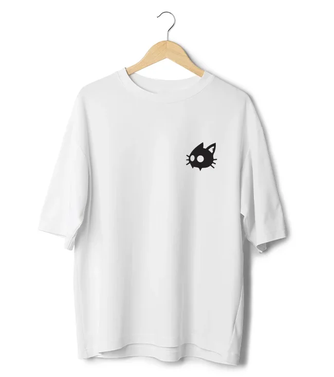 Hungry White Oversized T-shirt Unisex