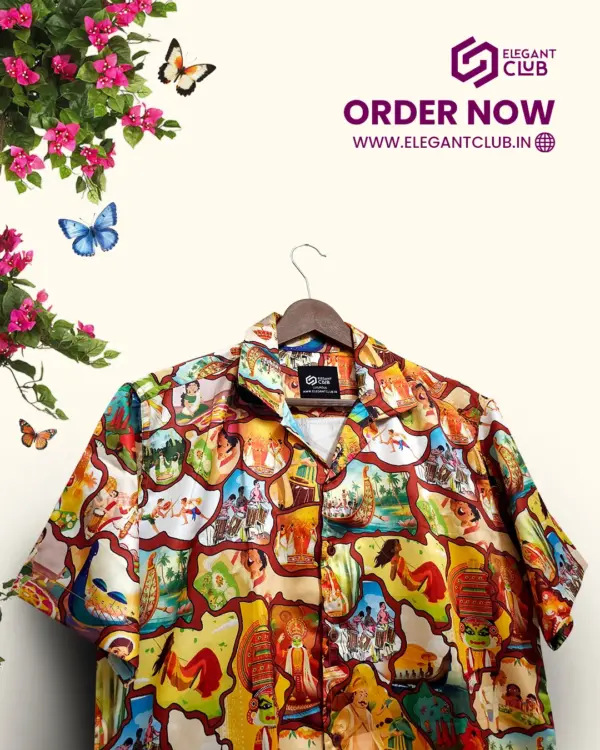 Onam Full Printed Shirt Unisex - Image 3