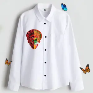 Off White Onam Fusion Printed Shirt Unisex